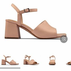 Clarks NWT Sheer 65 Block sandal. Size 7.5